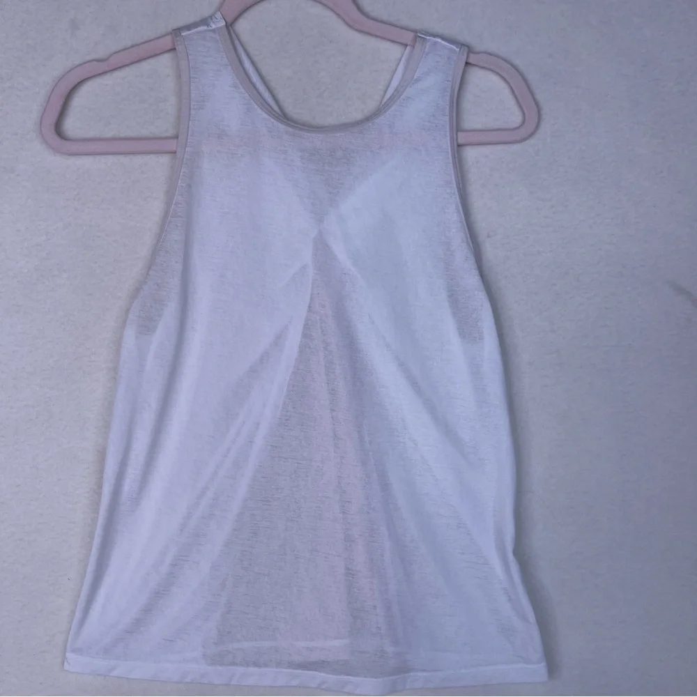 Lululemon White Soul Stride Tank Size 6
